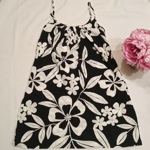 Tommy Bahama hibiscus floral spaghetti strap dress